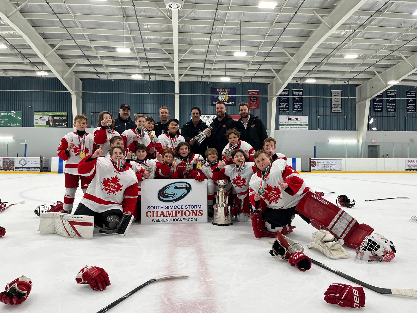 U12 AA Hamilton Huskies Team Photo